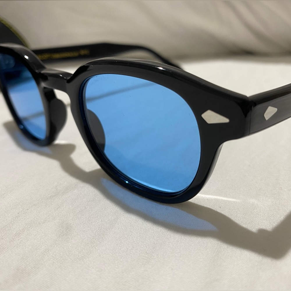 Moscot SunGlasses (LEMTOSH MODEL) with blue shades, purchased in NYC this summer